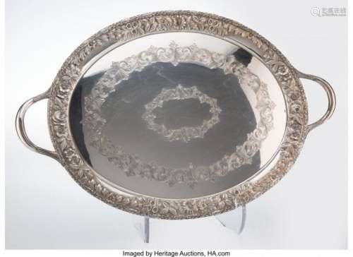 25074: An S. Kirk & Son Two-Handled Silver Tray