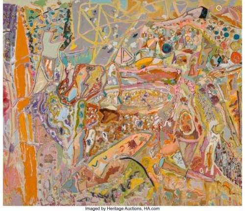 77114: Larry Poons (b. 1937) A Fortune of Solitude, 200