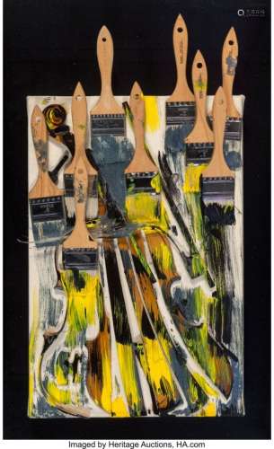 77146: Arman (1928-2005) Untitled, 1997 Sliced violin w