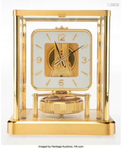 25103: A Jaeger Le Coultre Thirteen-Jewel Atmos Clock,