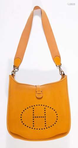 25111: Hermes Sable Evelyne GM Bag, 1997 12 x 13 x 3-1/