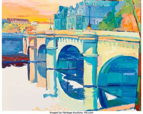 25123: Bennard Bloch Perlman (American, b. 1928) Bridge