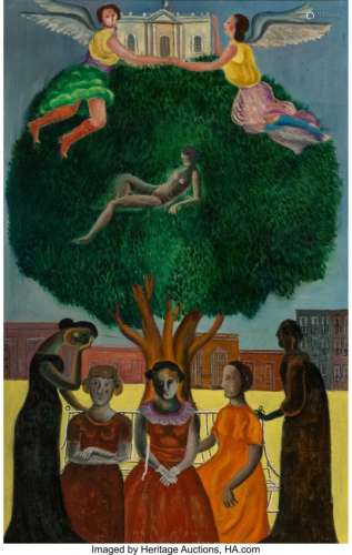 77164: Rodolfo Morales (1925-2001) Untitled (Mujeres en