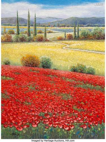 25150: Mario Jung (South Korean, b. 1949) Field of Wild