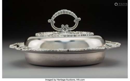 74079: A Portuguese Silver Covered Dish with Detachable