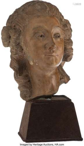 25151: A Terracotta Bust of Madame de Popadour, late 19