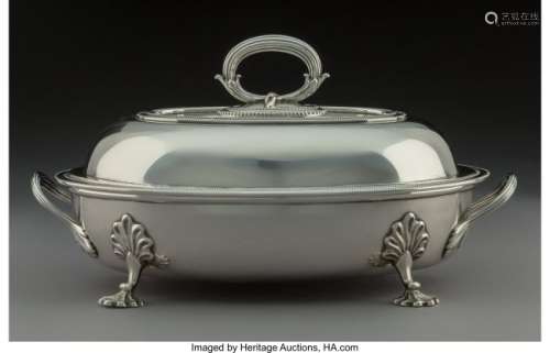 74099: A Frederick Elkington Silver Two-Handled Covered