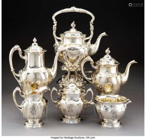 74115: A Six-Piece Gorham Mfg. Co. Silver Tea and Coffe