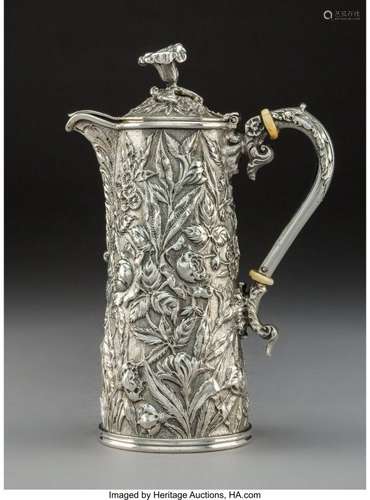 74126: An S. Kirk & Son Co. Silver Hot Milk Jug,