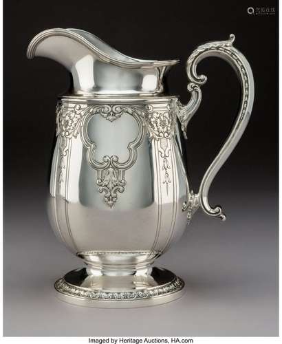 74142: A Gorham Mfg. Co. Special Order Silver Pitcher R