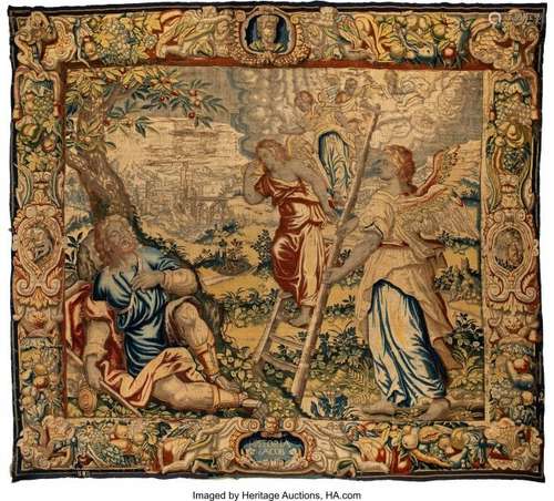 74198: A Flemish Bruges Brabant Wool Tapestry: Historia