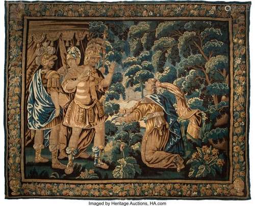 74201: A Flemish Historical Tapestry Depicting Sophonis