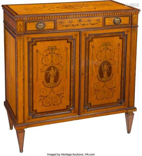 74209: An Edwards and Roberts Inlaid Satinwood Parlor C