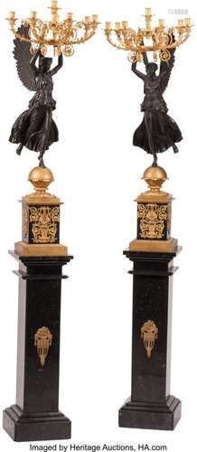 74230: A Pair of Monumental Neoclassical-Style Partial