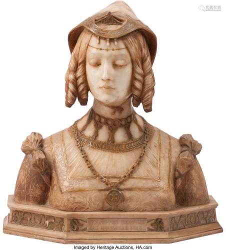 74235: Italian School (Late 19th century) Bust of a Ren