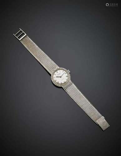 TRIVEX White gold lady's wristwatch, the dial accented