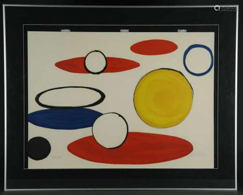 Alexander Calder. Circles &  Portfolio. 1976.