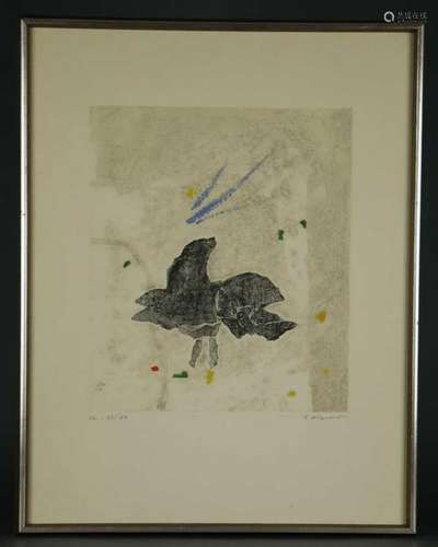 James Coignard. Carborundum Etching. 20th century.