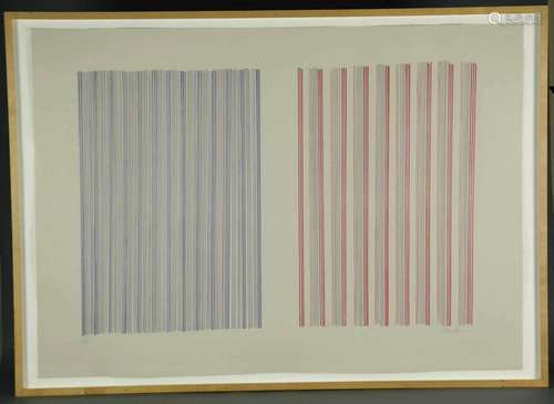 Gene Davis. Lithograph. Equinox. 1983.