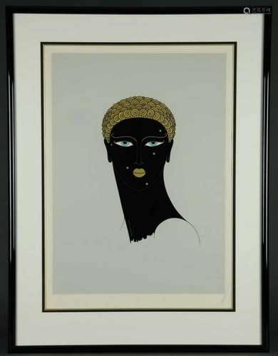 Erte. Serigraph. Queen of Sheba. 1980.