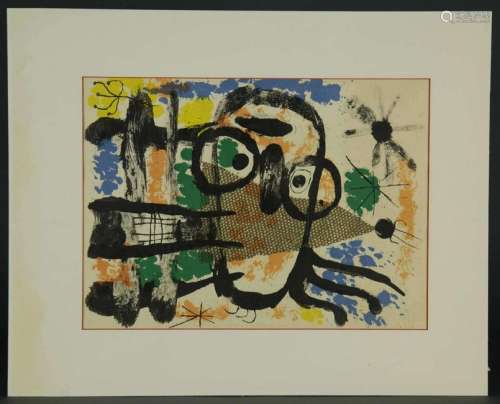 Joan Miro. 5 Lithos from Derriere le Miroir 151-2.
