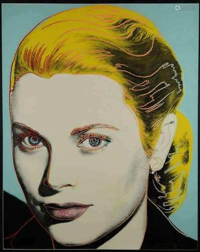 Andy Warhol. Screenprint. Grace Kelly. 1984.