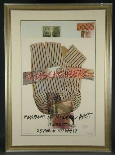 Robert Rauschenberg. MoMA Poster. 1976.