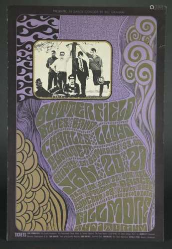 Bill Graham. Two Concert Posters. 1966/1967.