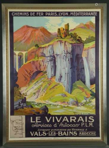 Julien Lacaze. Poster. Chemins de Fer. 1925.