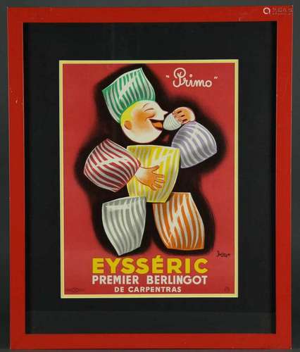 Bellenger. Lithograph Poster. Primo Elysseric.