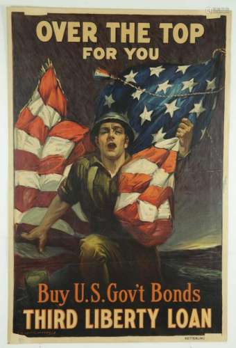 Over the Top for You. WWI Poster.