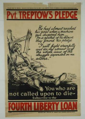 Group of Two WWI Posters. 1918.