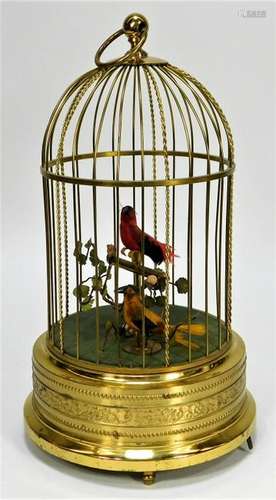 Antique German Two Bird Singing Automaton