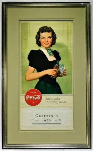 Attr. Bradshaw Crandell Coca Cola Calendar