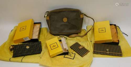 4PC Authentic Fendi Bag and Wallet Grouping