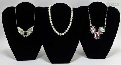 3PC Swarovski Necklace Grouping