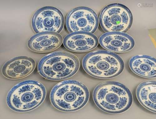 Nanking export plates to include thirteen plates of two