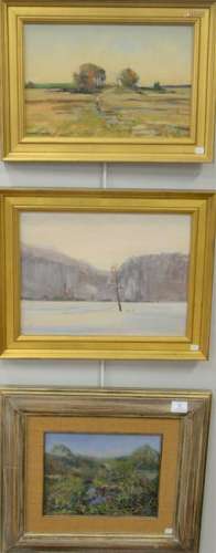 Three oil paintings including two Nelson Holbrook White