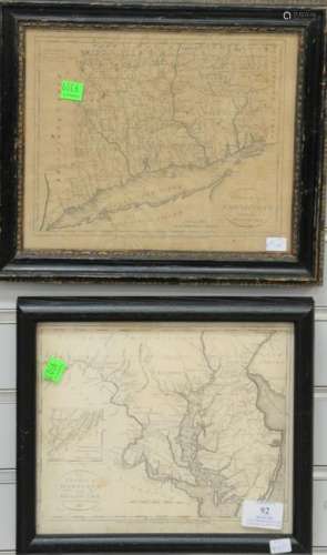 Group of seven maps, 18th & 19th century to include