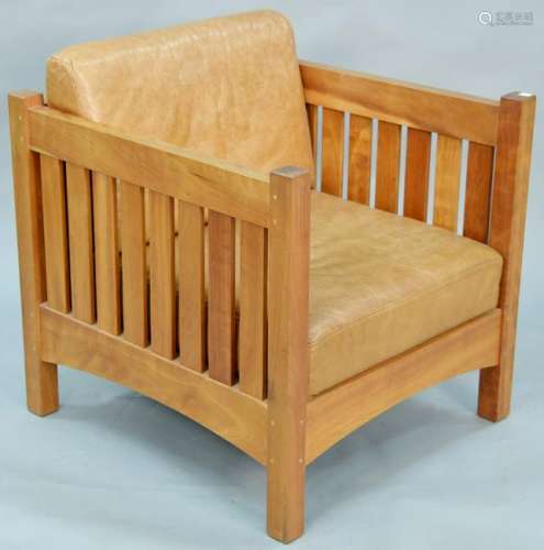 Thomas Moser cherry arts and crafts style chair with