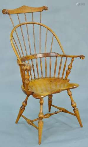 D.R. Dimes maple Windsor comback armchair, 173 out of