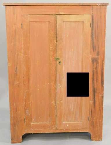 Primitive cupboard with two doors, early 19th century.