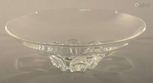 Six piece crystal group to include pair of Lalique
