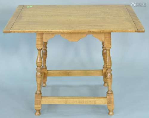 Robert Barrows custom maple tavern table. ht. 26 1/2