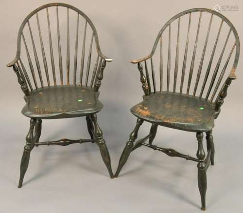 Pair of Robert Barrow Windsor style continuous