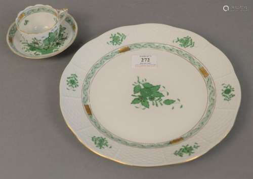 Herend dinnerware to include 16 dinner plates, tureen