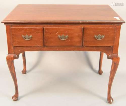 Queen Anne highboy base, 18th century. ht. 22 in., wd.