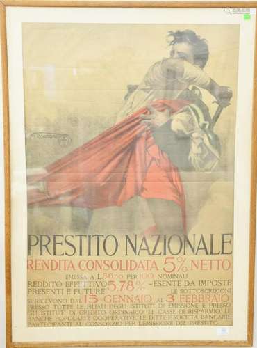 Borgoni Prestito Nazionale Italian War Bonds flag