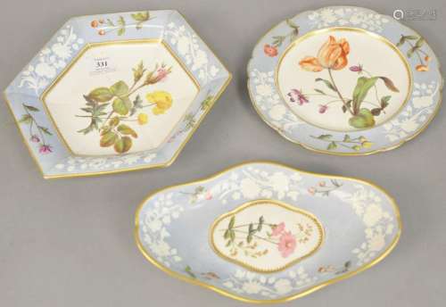 Nineteen piece lot to include early English spode