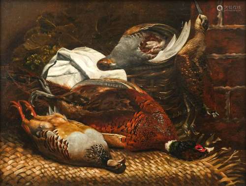 FINE 19TH CENTURY GAME BIRD STILL LIFE PAINTING